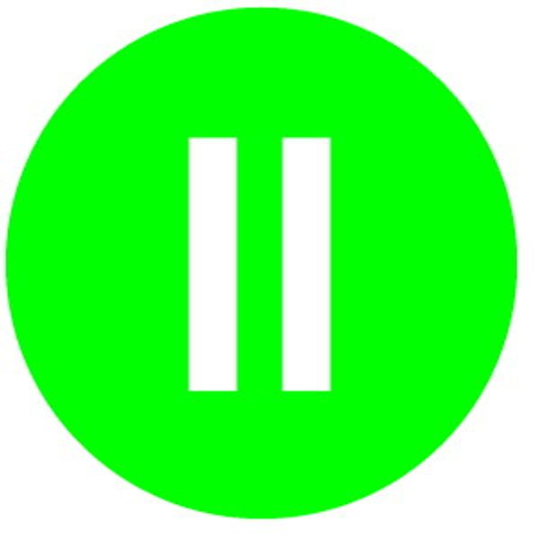 M22-XDH-G-X2 Button plate, raised green, II image 1