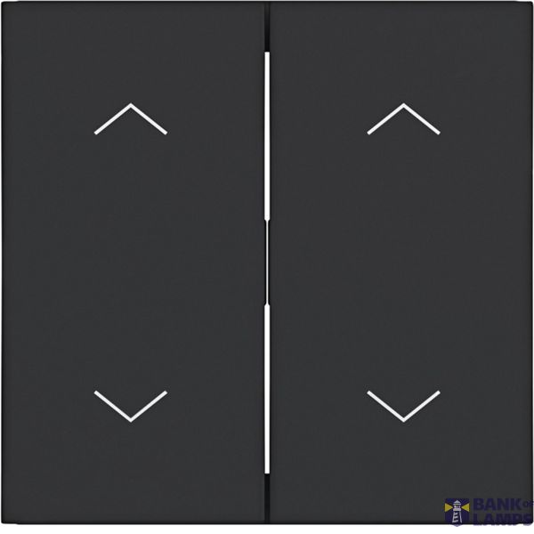 Double seesaw, with printed two arrow symbols, A.x/C.x, matte night black image 1