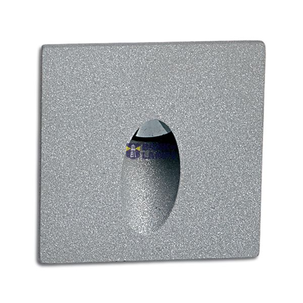 GREY RECESSED IP54 3W WW 100-240V image 1