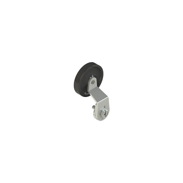 Lever with central technopolymer roller, 35 mm diameter image 1