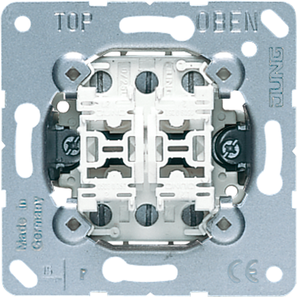 2-gang push-button insert 1-pole, 2-way 539U image 1