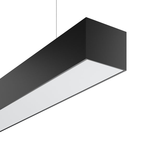 LESS IS MORE vario, 40 W, 5450 lm, 830, black, on/off Pendant luminair image 1