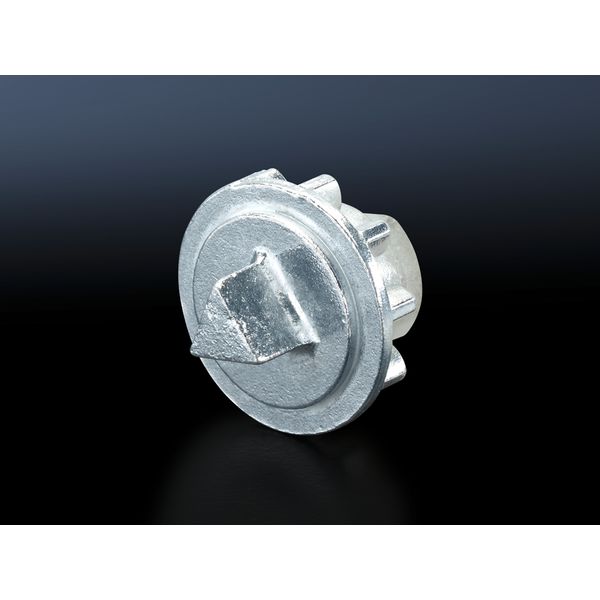 TS Lock insert, version F, Die-cast zinc, 8 mm triangular image 2