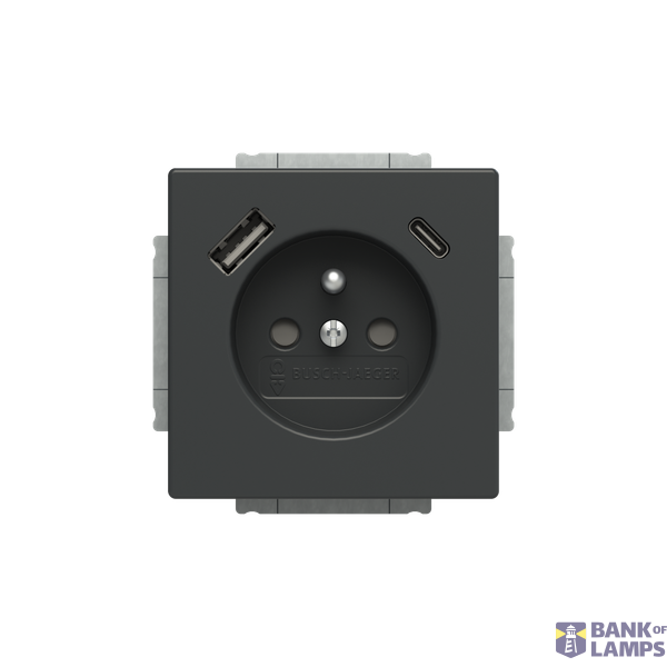 20 MUCB2USBAC-94-507 | gn 230V USB A+C | Basic55 94 alpine white image 1