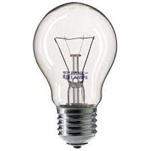 Incandescent Bulb A55 24V 60W E27 clear Bellight image 1