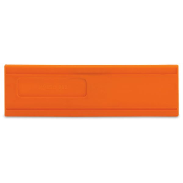 Separator plate 2 mm thick oversized orange image 1