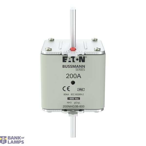 Fuse-link, LV, 200 A, 800 V AC, NH3, Class gG/gL image 5