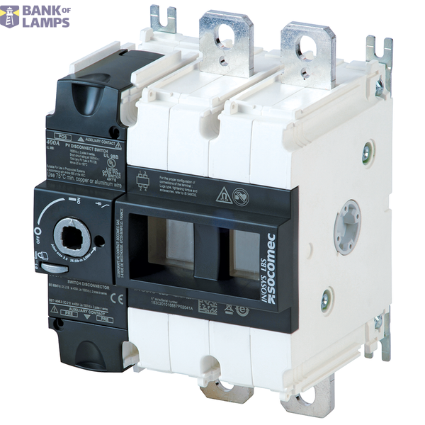 Load break switch body 1500Vdc 500A 2P INOSYS image 3