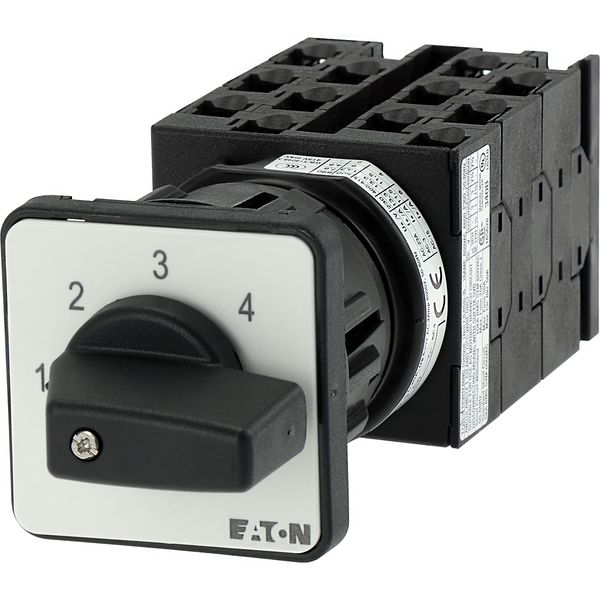 T0-6-8271/EZ Step switches, T0, 20 A, centre mounting, 6 contact unit(s), Contacts: 12, 45 °, maintained, Without 0 (Off) position, 1-4, Design number 8271 image 19