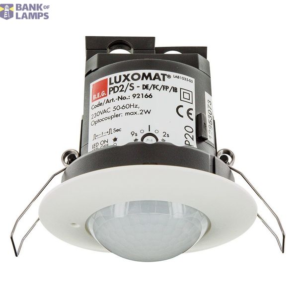 PRESENCE SENSOR SLAVE IP20 RECESSED, COMPATIBLE WITH MASTER DALI SENSORS TYPE OPTIC A - MAXIMUM INSTALLATION HEIGHT 5M. image 1