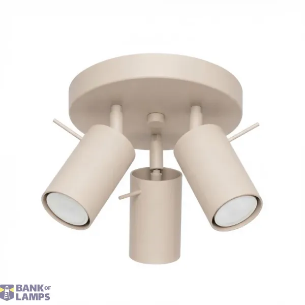 Ceiling lamp RING 3P taupe image 1