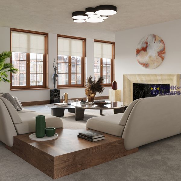 CEILING LAMP ARENA 55 BLACK E27 4X60W IP20 image 5
