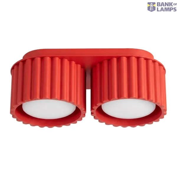 Ceiling lamp AURA 2 red Gx53 image 1