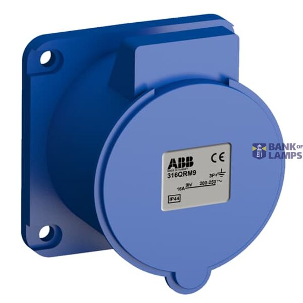316QRM9 Panel mounted socket image 1