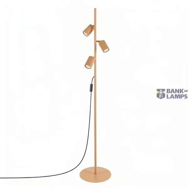 Floor lamp KARBON 3 golden image 1