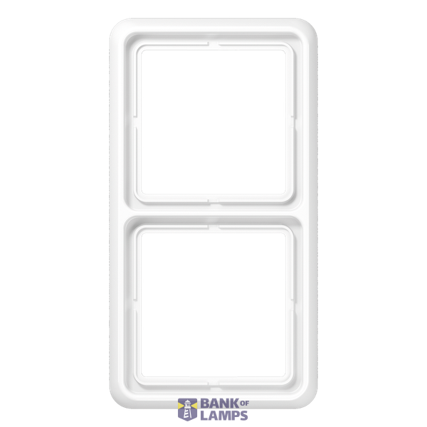 Frame 5-way, vertical and horizontal mounting, thermoplastic, CD 500, black image 1
