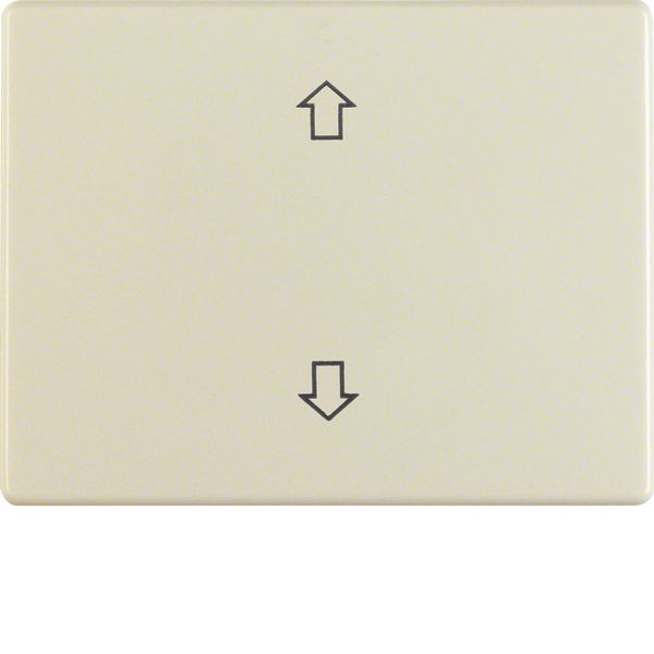 Rocker imprinted arrows symbol, arsys, white glossy image 1