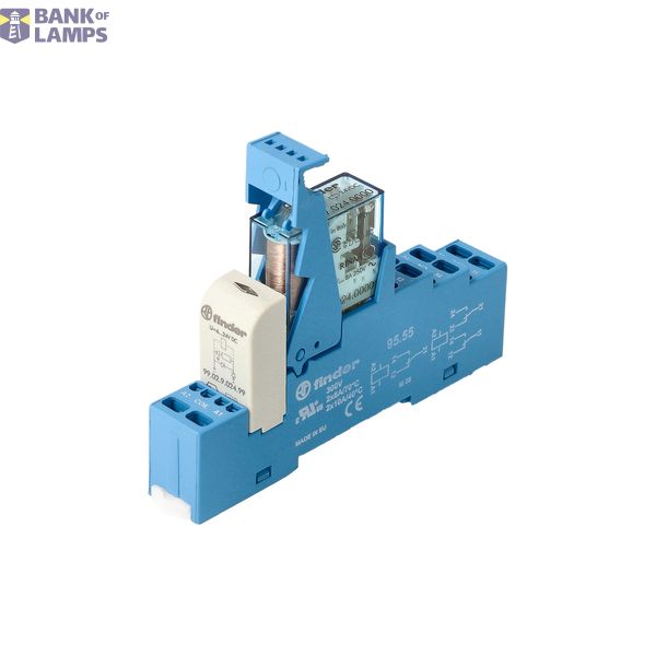 Rel. interface Mod.screwless 2CO 8A/24VDC SEN/Agni/LED/diode (48.72.7.024.0050) image 4