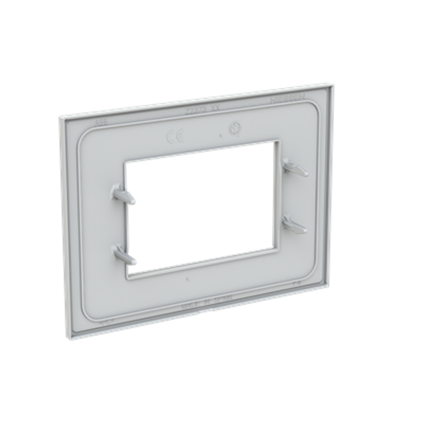 White 3M glass effect plate image 2