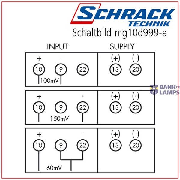 Modular ammeter for shunt, DC, 5-8000A image 2