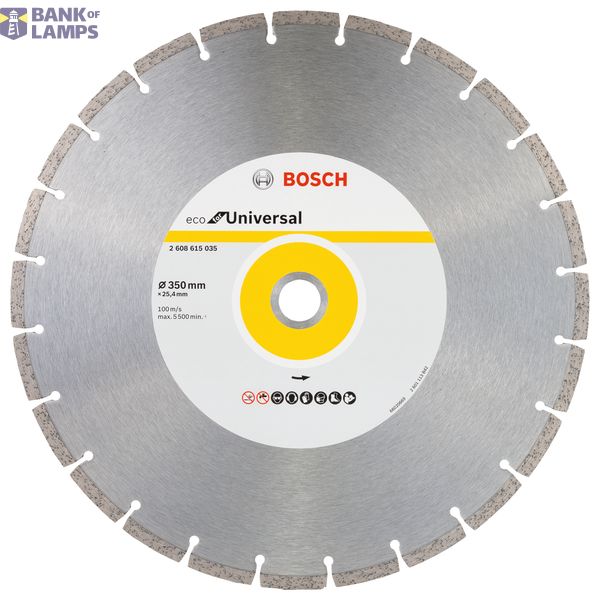 Diamond Cutting Disc ECO For Universal 300x25.4x3.2x8 image 1
