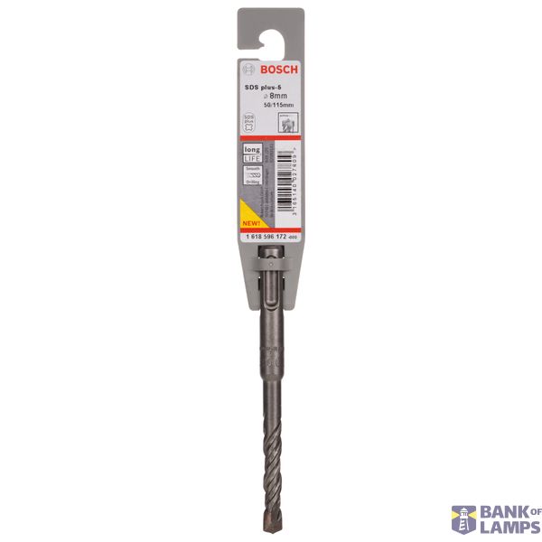 Hammer drill bit SDS-plus-5 8 x 50 x 115mm image 2