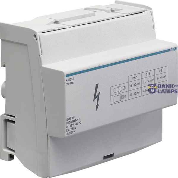 Distribution terminal 4-pole 125 A 2x 35 mm² image 1