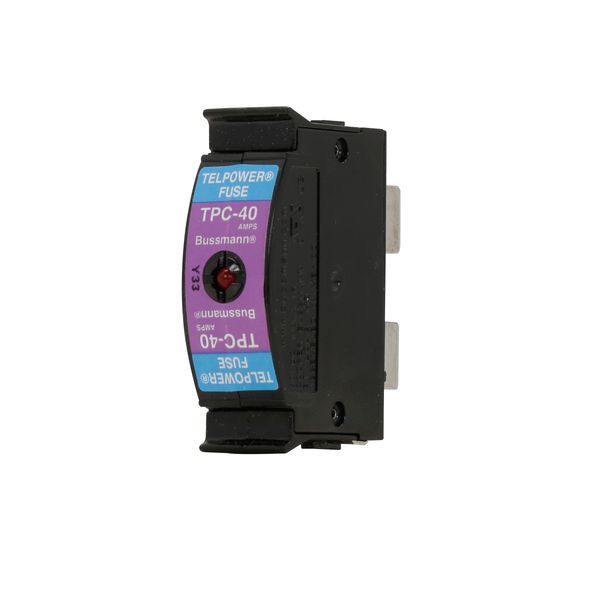 Eaton Bussmann series TPC telecommunication fuse, 80 Vdc, 60A, 100 kAIC, Non Indicating, Compact, Current-limiting image 11
