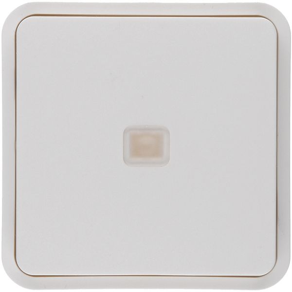 Rocker 1gang for W.1 push-button BCU, with one lense, polar white image 3