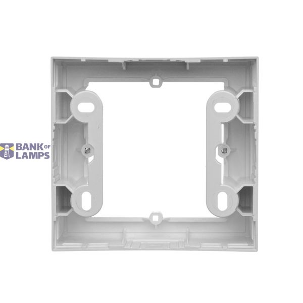 IP44 single socket outlet with frame seal - same color flap&frame, 16A, white image 1