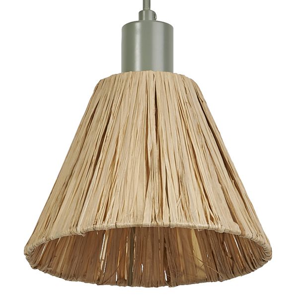 DECOR RAFFIA PENDANT 1XE27 GN OSRAM image 1
