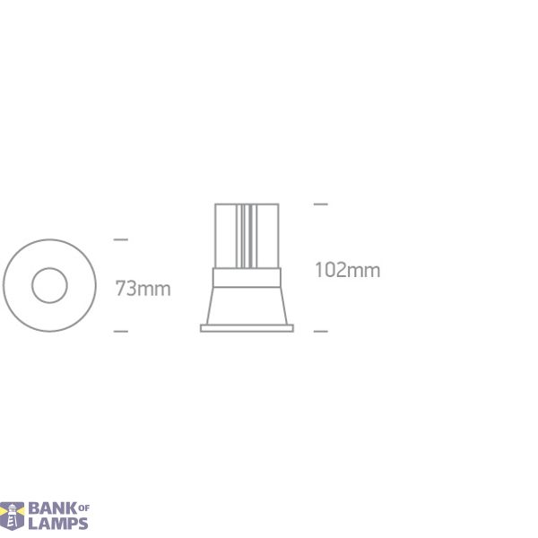 WHITE 12W CCTV 700mA DARK LIGHT image 2