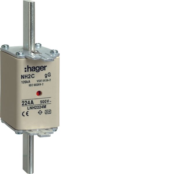 NH fuse NH2C gG 500V 224A central indic. image 1