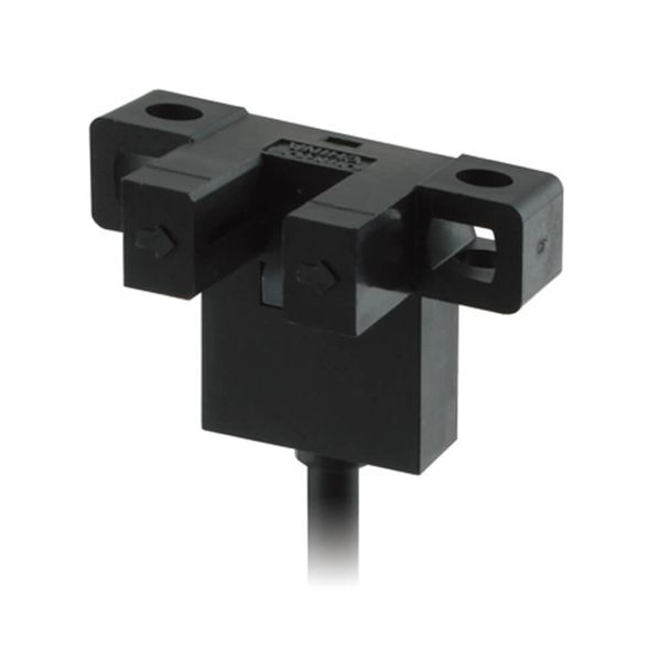 Photo micro sensor, slot type, L-shaped, L-ON/D-ON selectable, NPN, 1 EESX1992A image 1