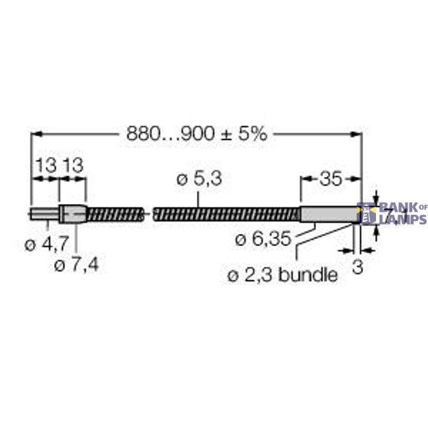 Glass Fiber Single Conductor   IA1.53SMTA image 1