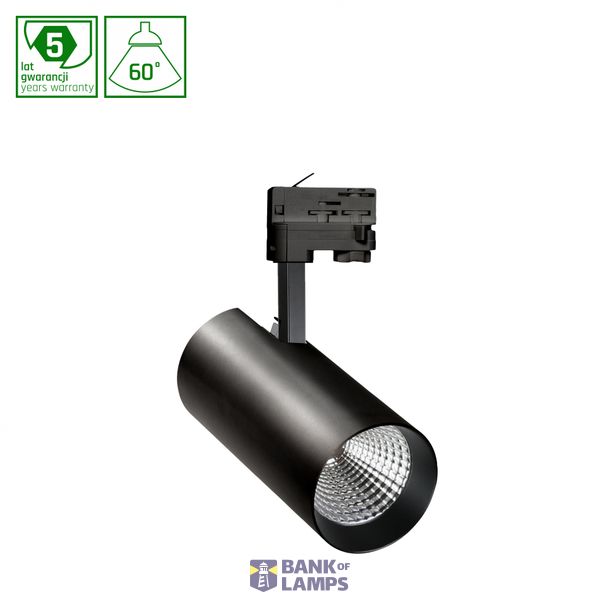 MDR BRANTA BREAD 27W 230V 60DEG Black 1Circuit image 1