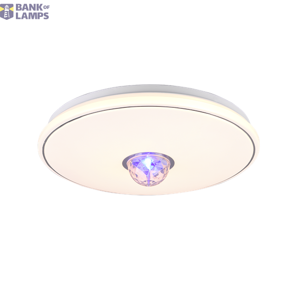 Rave LED ceiling lamp white RGB image 1