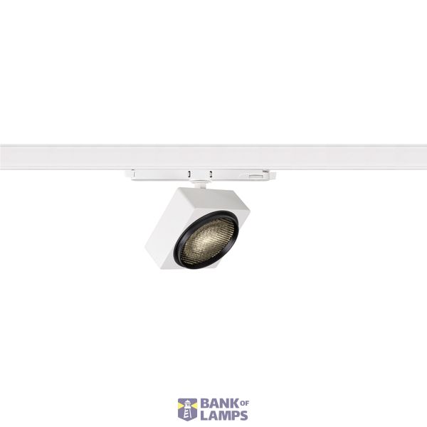 EURO CUBE 2 L, 3~ Rectangular Spotlight 4000K 21W DALI 2 40° ws/sw image 1