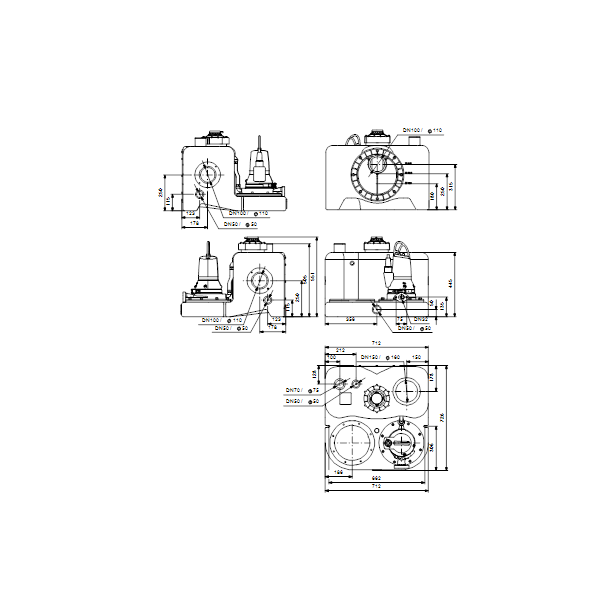 Fecaliën Opvoerinstallatie MOG.40.3.2 3x400V image 2