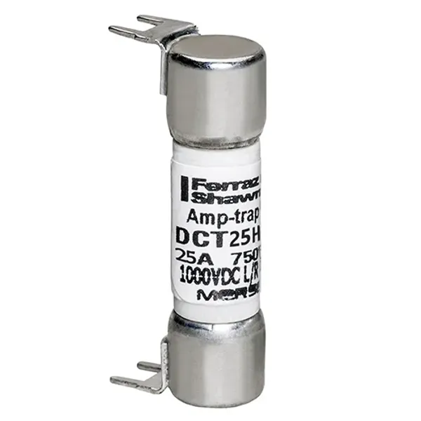 Fuse DCT - Midget - Fast-Acting 750VAC 1000VDC 25A Double Hole Mount image 1