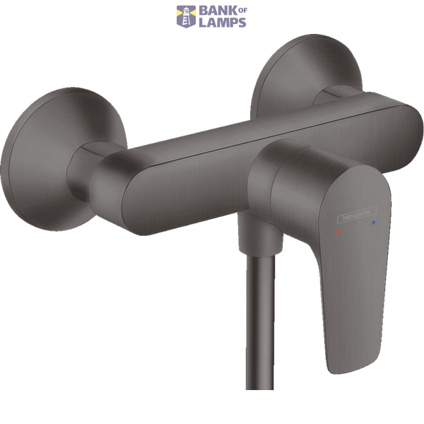 HG Talis E shower mixer, brushed black chrome image 1