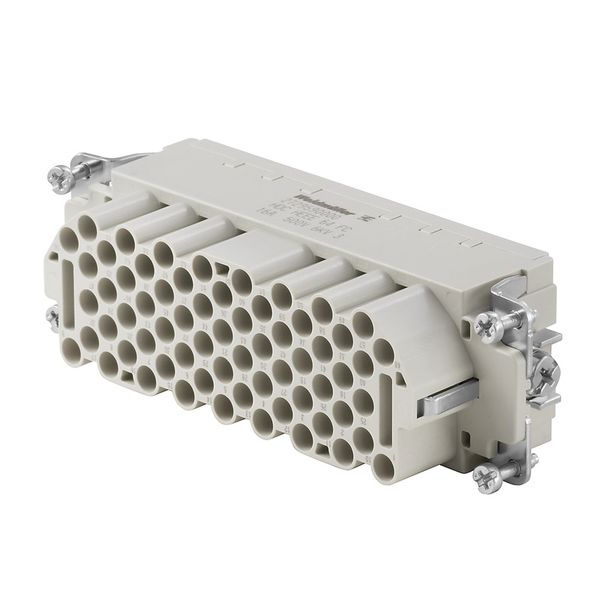 HDC insert, Female, 500 V, 16 A, Number of poles: 64, Crimp connection, Size: 8 image 1