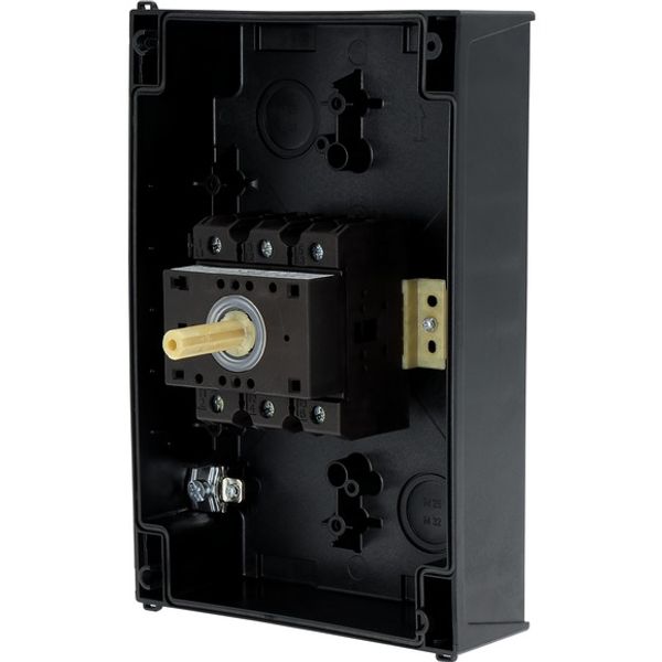 P3-63/I4/SVB-SW Main switch, P3, 63 A, surface mounting, 3 pole, STOP function, With black rotary handle and locking ring, Lockable in the 0 (Off) position image 8