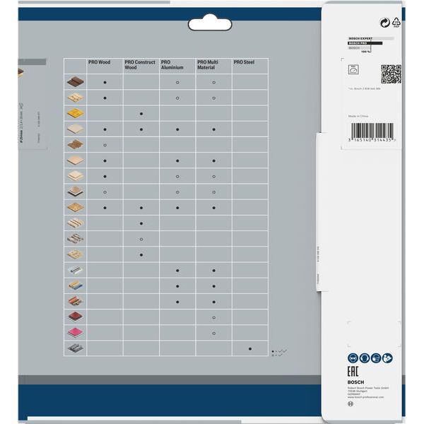 Optiline Wood circular saw blade 254 x 30 x 2,0 mm, 24 image 1