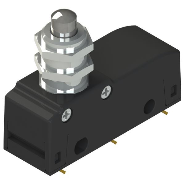 Microswitch with threaded plunger image 1