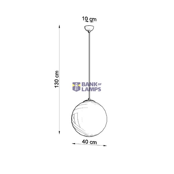 Pendant lamp UGO 40 image 3
