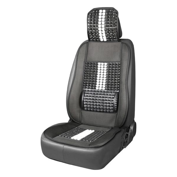 Seat mat with lumbar support and headrest AMIO-03648 image 1