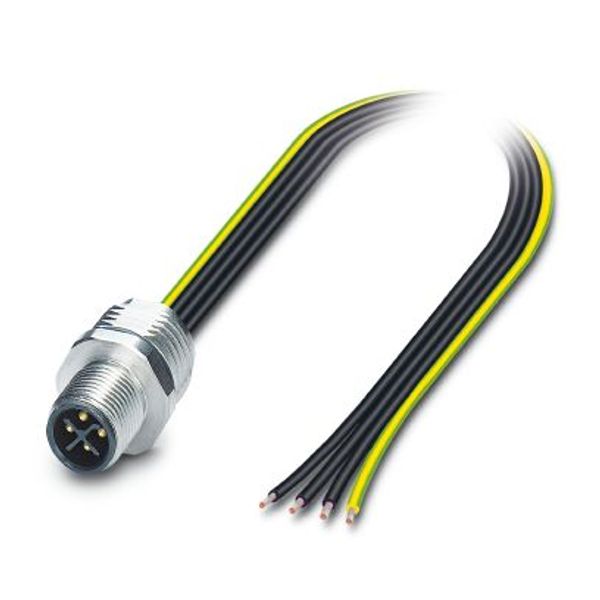 SACC-E-M12MSS-4CON-M16/0,5 PE - Device connector front mounting image 2