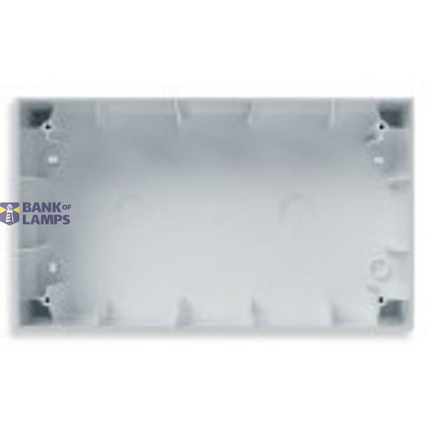 Surface mounting box Silver image 1
