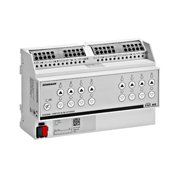 KNX Blind actuator 8x230VAC, 6A, with end position detection image 2
